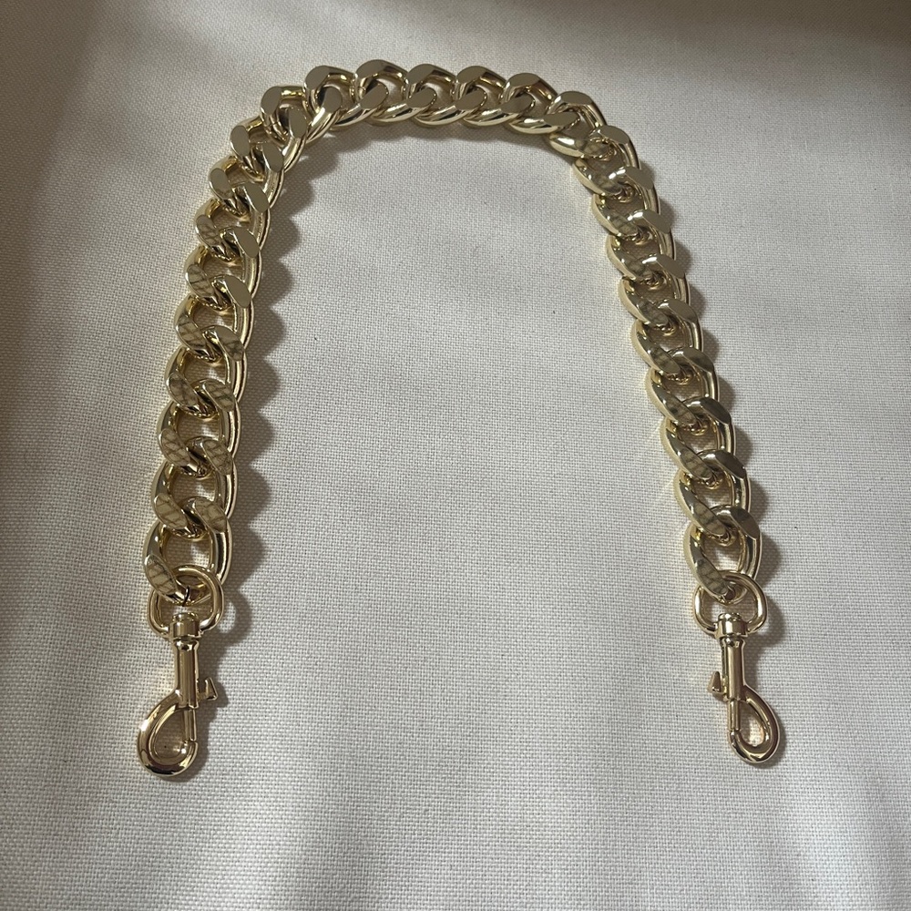 Gold Chunky Shiny Chain Strap